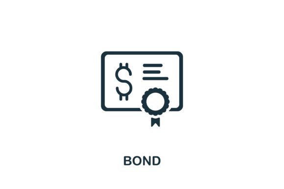 Bond Icon: Versatile Vector Graphics for Finance
