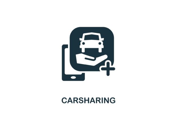 Carsharing Icon: Essential Vector Graphics for Design