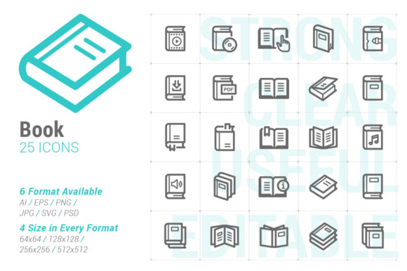 Elevating Digital Narratives: The Strategic Value of the Book Strong Line Icon in Modern Design