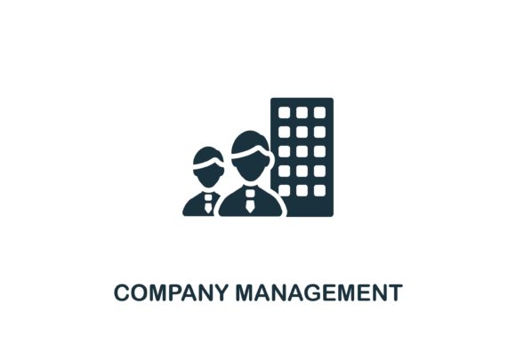 Optimizing Business Visuals with the Company Management Icon