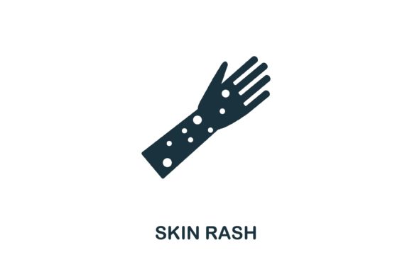 Skin Rash Icon: Essential Vector for Health Design